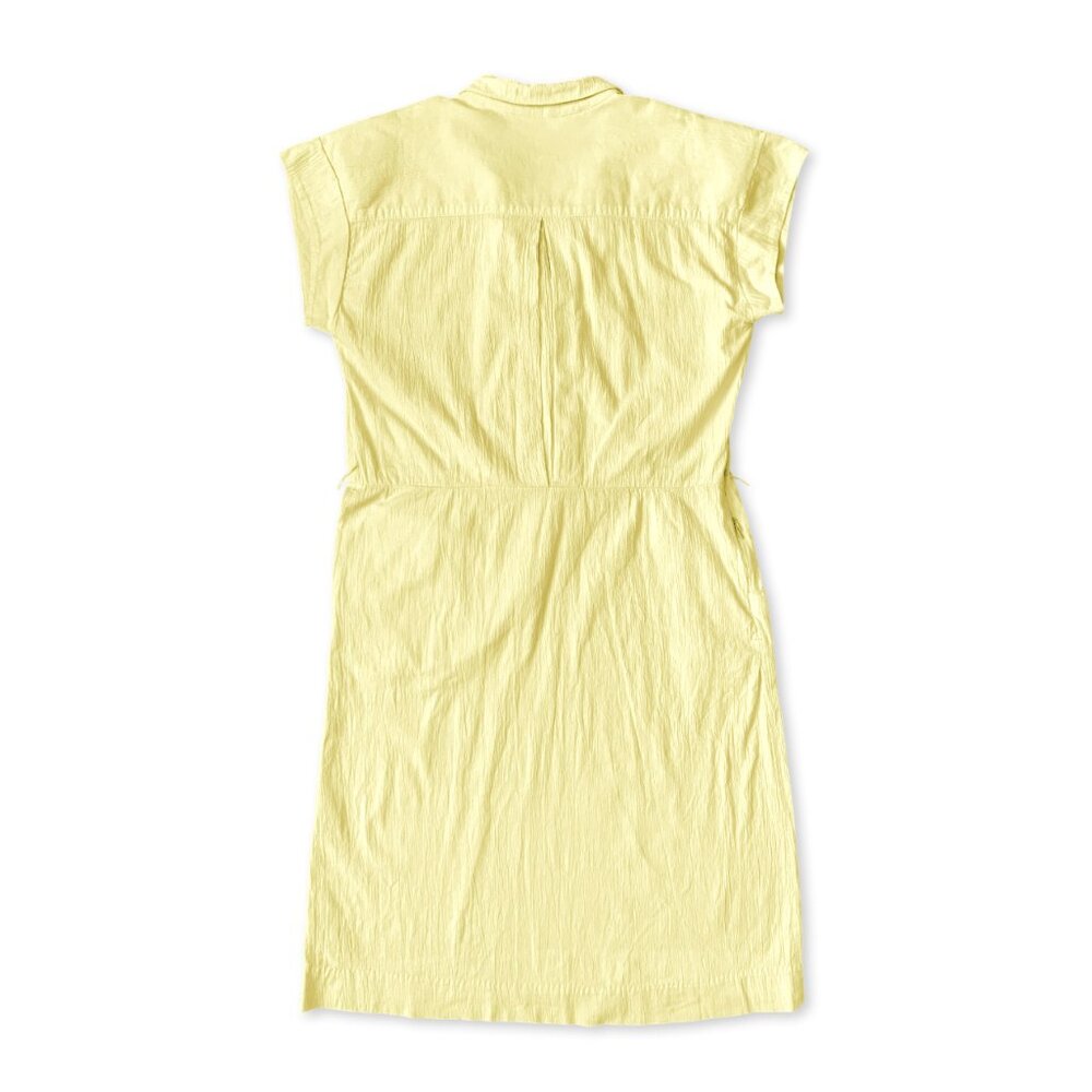 Vintage Butter Yellow Maxi Sun Dress Summer Cottagecore Coastal Wedding Guest - Picture 3 of 12